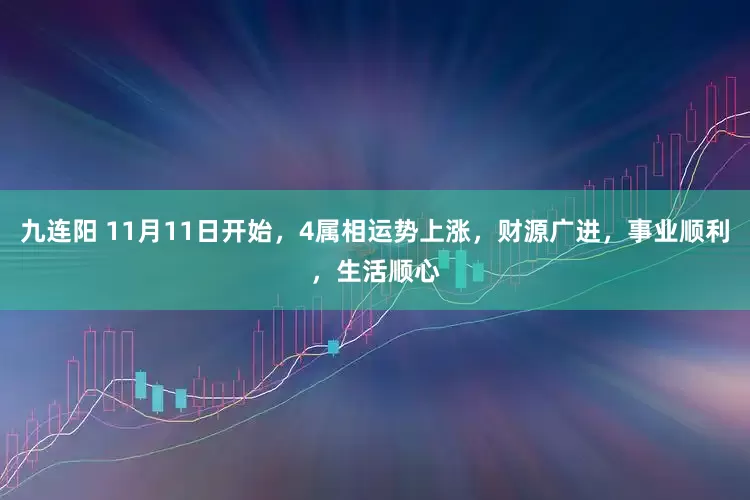 九连阳 11月11日开始，4属相运势上涨，财源广进，事业顺利，生活顺心